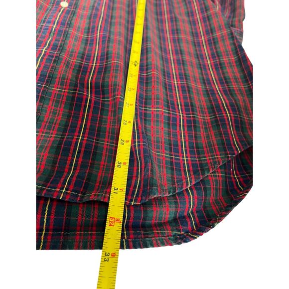Ralph Lauren Plaid 100% Cotton Big Shirt Men's Medium - Picture 6 of 8
